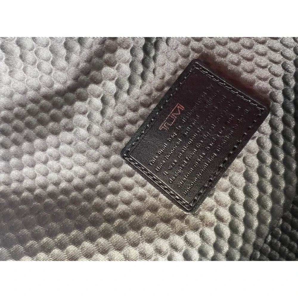 TUMI ALPHA BRAVO "Luke" Roll-Top Backpack Bag Silver Ballistic Nylon 223388RS2 - Picture 15 of 15